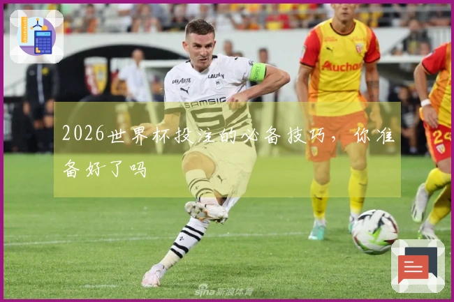 2026世界杯投注的必备技巧，你准备好了吗