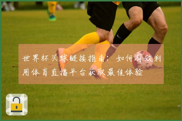 世界杯买球链接指南：如何有效利用体育直播平台获取最佳体验